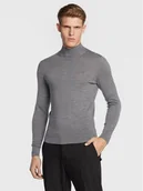 Swetry męskie - Calvin Klein Golf Superior K10K110424 Szary Regular Fit - miniaturka - grafika 1