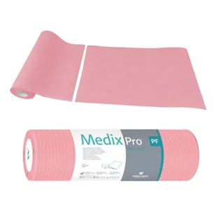 Podkład higieniczny na rolce 33cm x 50cm różowy podfoliowany 54g MedixPro 50szt - Kosmetyczne akcesoria jednorazowe - miniaturka - grafika 1