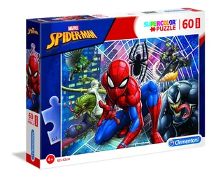 Clementoni Puzzle 60 EL MAXI SUPER KOLOR Spider-Man 26444 p6 - Puzzle - miniaturka - grafika 1