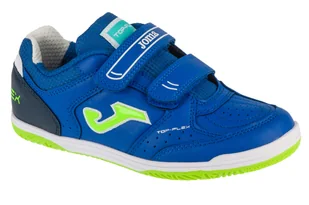 Joma Top Flex Jr 2504 IN TPJS2504INV, dla chłopca, buty halowe - halówki, Niebieski - Piłka nożna - miniaturka - grafika 1