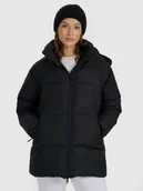 Kurtki damskie - 4F Kurtka puchowa z wypełnieniem naturalnym damska - czarna XXL - miniaturka - grafika 1