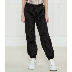 Guess Spodnie Relaxed fit - Spodnie sportowe damskie - miniaturka - grafika 1