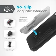 Pozostałe akcesoria do telefonów - Speck Presidio2 Grip ClickLock & MagSafe - Etui iPhone 15 / iPhone 14 / iPhone 13 (Black) - miniaturka - grafika 1