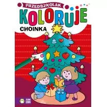Przedszkolak koloruje Choinka Nowa - Kolorowanki, wyklejanki - miniaturka - grafika 1