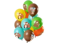 Urodziny dziecka - Folat Zestaw balonów lateksowych Leśne Zwierzątka - 30 cm - 12 szt. F68885 - miniaturka - grafika 1