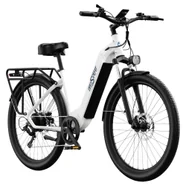ONESPORT OT05 City Electric Bike 250W Motor 36V 18 2Ah Battery 27 5*2 25-inch Tire 25km/h Max Speed 120km Max Range Shima