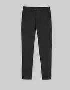 Spodnie męskie - spodnie altino czarny slim fit - miniaturka - grafika 1