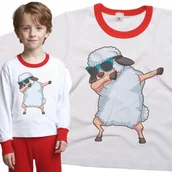 Piżamy dla dziewczynek - Piżama dziecięca Owca Dabbing Śmieszne 86/92 - VoloDonum - miniaturka - grafika 1