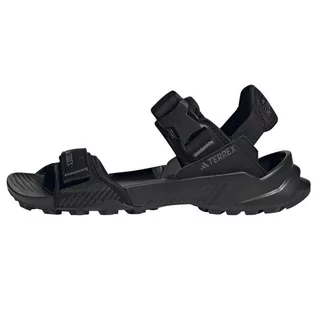 Sandały męskie - Sandały adidas Terrex Hydroterra ID4269 czarne - grafika 1