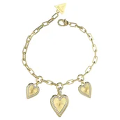 Bransoletki - Bransoletka damska Guess Love Me Tender JUBB03235JWYGL - miniaturka - grafika 1
