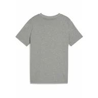 Odzież sportowa dziecięca - Młodzieżowa koszulka ESS z logo No. 1 PUMA Medium Gray Heather - miniaturka - grafika 1