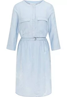 usha BLUE LABEL Damska sukienka koszulowa 17910935, jasnoniebieski, XL - Sukienki - miniaturka - grafika 1