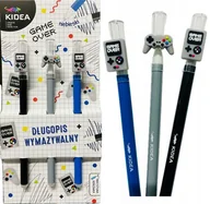 Długopisy - KIDEA Długopisy wymazywalne niebieskie zestaw 3 szt. GAME OVER - miniaturka - grafika 1