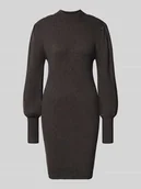 Sukienki - Sukienka o kroju comfort fit z dzianiny z mieszanki wiskozy model ‘KATIA’ - miniaturka - grafika 1