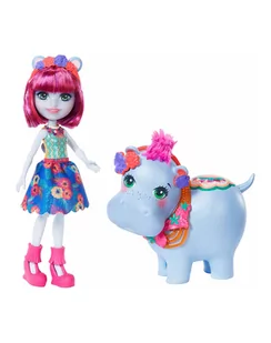 Mattel Enchantimals Theme Pack Hedda Hip GFN56 - Lalki dla dziewczynek - miniaturka - grafika 1