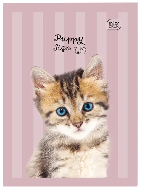 Zeszyt do słówek w kratkę A6 Interdruk 32 kartek Puppy Sign