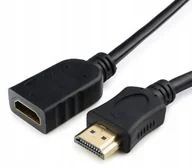 Kable - Gembird Przedłużacz HDMI 0,5m Gembird High Speed 4K UHD 18Gb/s Ethernet HDMI 2.0 - miniaturka - grafika 1