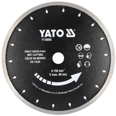 Tarcza do cięcia YATO YT-59956 250 mm