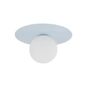 Lampy sufitowe - Niebieska lampa sufitowa z kloszem TK 10230 z serii PIXI - miniaturka - grafika 1