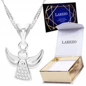 Łańcuszki - Naszyjnik srebrny łańcuszek Aniołek ze Skrzydłami Aniołek Skrzydła SREBRO - miniaturka - grafika 1