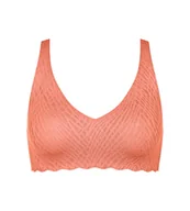 Biustonosze - Bezszwowy biustonosz BEZ FISZBIN stanik Sloggi ZERO Feel Bliss Soft Bra XL - miniaturka - grafika 1