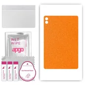 Akcesoria do tabletów i e-booków - folia naklejka skórka strukturalna na TYŁ do Samsung Galaxy Tab S9 FE+ Plus - Pomarańczowy Pastel Matowy - apgo SKINS - miniaturka - grafika 1