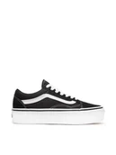 Trampki damskie - Vans Tenisówki Old Skool Platfor VN0A3B3UY28 Czarny - miniaturka - grafika 1
