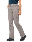Spodnie damskie - Jack Wolfskin Activate Light Pants Women spodnie damskie, wodoodporne, elastyczne, oddychające, wiatroszczelne, outdoorowe spodnie softshell, spodnie trekkingowe, moon rock, 40 - miniaturka - grafika 1