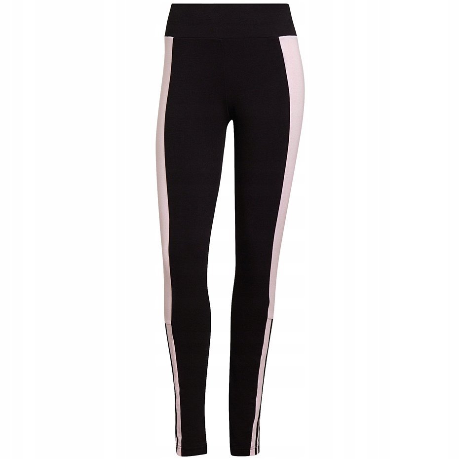 Legginsy damskie adidas Essentials Colorblock czarno-różowe GS6325 XS