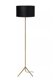 Lucide Tondo 45790/81/02 lampa stojąca podłogowa 1x60W E27 czarna/złota - Lampy stojące - miniaturka - grafika 1