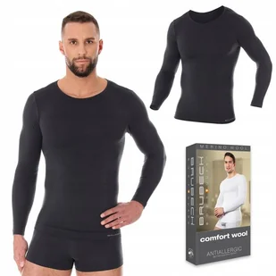 Koszulka męska WEŁNIANA termo BRUBECK LS11600 - L - Koszulki męskie Koszulka męska WEŁNIANA termo BRUBECK LS11600 - L - Koszulki męskie - miniaturka - grafika 1