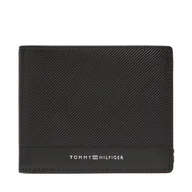 Portfele - Duży Portfel Męski Tommy Hilfiger Th Foundation Cc And Coin AM0AM13508 Czarny - miniaturka - grafika 1