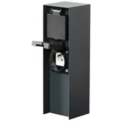 Lampy ogrodowe - KANLUX 36585 DASTO 2SOC FR B Słupek ogrodowy z gniazdami antracyt - miniaturka - grafika 1