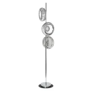Lampy stojące - Srebrna lampa podłogowa - 4X K352 Globis - miniaturka - grafika 1