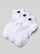 Skarpetki męskie - Skarpety z detalem z logo w zestawie 3 szt. model ‘QUARTER’ - miniaturka - grafika 1