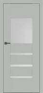 Drzwi wewnętrzne - Dre Drzwi Wewnętrzne Z Szybą Reva 3 Okleina Jasna Szara Mat - miniaturka - grafika 1