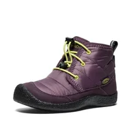 Buty dla chłopców - KEEN Unisex dziecięce buty Howser 2 Chukka wodoodporne buty, Plum Perfect Daiquiri Zielony, 35 EU - miniaturka - grafika 1