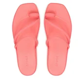 Klapki i japonki damskie - Japonki Crocs Miami Toe Loop Sandal 209862 Różowy - miniaturka - grafika 1