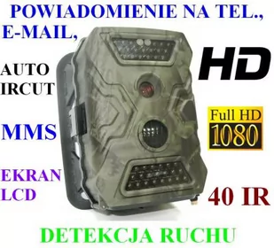 Ltl Acorn Kamera FULL HD Foto-Pułapka) Dz.-Nocna + Zapis + Powiadomienie o Wejściu MMS/E-MAIL + Ekran LCD - Minikamery i aparaty szpiegowskie - miniaturka - grafika 1