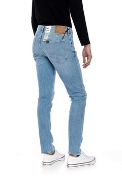 Męskie spodnie jeansowe zwężane Lee Luke Fly Light Freeport L719PXDG 33/32
