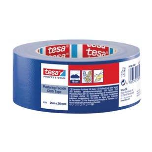 Taśma tynkarska Professional 25 m x 50 mm granatowa tesa - Folie i taśmy malarskie - miniaturka - grafika 1