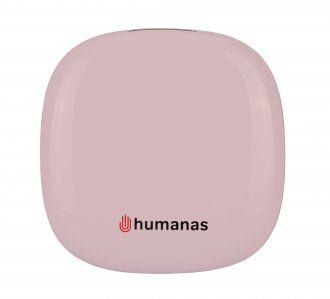 Lusterko kosmetyczne Humanas HS-PM01 z podświetleniem LED - różowe