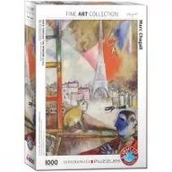 Puzzle - Eurographics Marc Chagall Paris puzzle (1000 przez okno, wielokolorowe) - miniaturka - grafika 1
