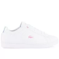 Buty sportowe damskie - Buty Lacoste Carnaby Evo 744SUJ0016-21G - białe - miniaturka - grafika 1