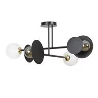 Lampy ścienne - Emibig kinkiet Minerva K1 Black E14 612/K1 - miniaturka - grafika 1