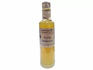 SYROP IMBIROWY 500 ml PIWNICZKA BABUNI - Cukier i słodziki - miniaturka - grafika 1