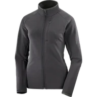Bluzy sportowe damskie - BLUZA SALOMON ESSENTIAL LTWARM W C21140 - miniaturka - grafika 1