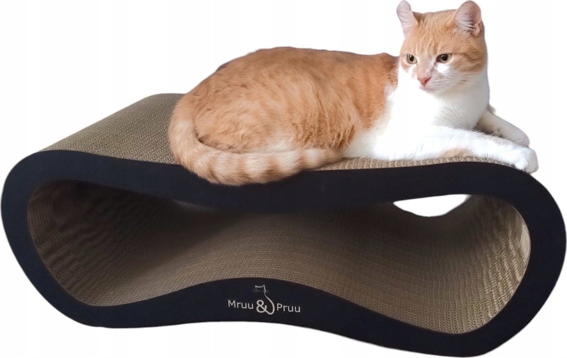 Drapak dla kota czarny XXL LEON78x28x40 cm MruuPruu