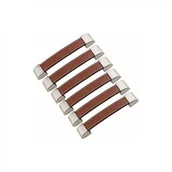 Zawiasy, okucia i inne akcesoria - 6 szt. skórzanych uchwytów meblowych do kuchni (żółte, 128 mm*1) - miniaturka - grafika 1