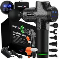 Masażery - PISTOLET DO MASAŻU MASAŻER DO PLECÓW CIAŁA NÓG MASSAGE GUN PRO - 8 KOŃCÓWEK - miniaturka - grafika 1